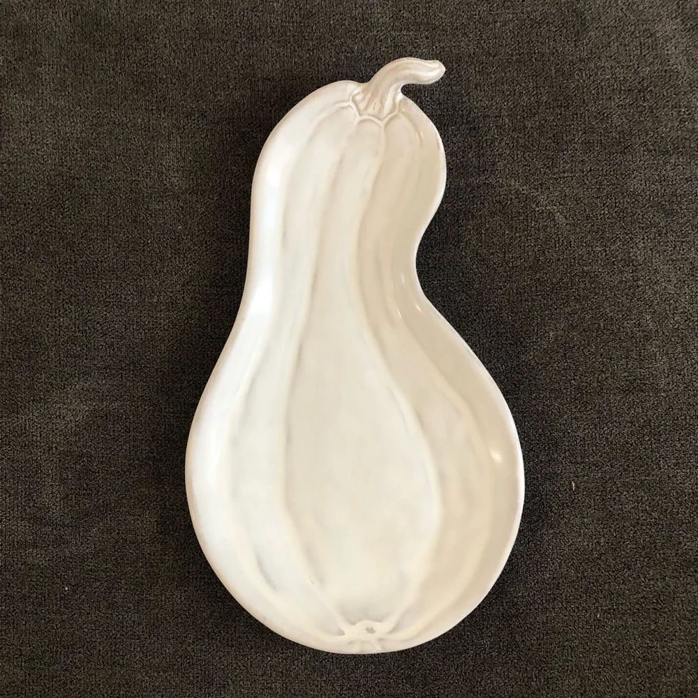 Pottery Barn Pumpkin Stoneware Platter